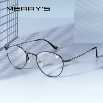 MERRYS تصميم كلاسيكي نظارات للقراءة للرجال النساء الرجعية قارئ الضوء الأزرق حجب 