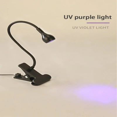 Angnya LED مسمار مصباح مجفف UV الجدول مصباح مرنة USB مصغرة الأشعة فوق البنفسجية 