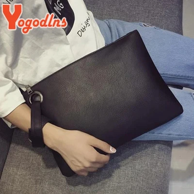 Yogodlns الموضة الصلبة المرأة مخلب حقيبة جلد النساء المغلف حقيبة مخلب مساء حقيبة