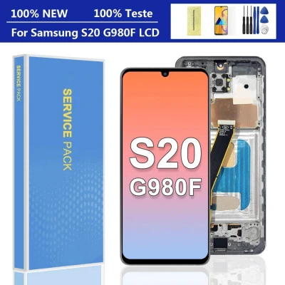 مجموعة محول رقمي بشاشة تعمل باللمس ، شاشة LCD بإطار ، S20 ، جي 980 ، جودة AAA ، 