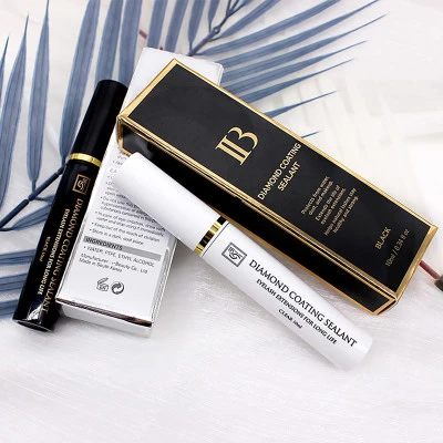 2 زجاجات EONBEAUT رمش ملحقات الماس طلاء تسرب معطف أسود السدادة واقية حياة أطول 1
