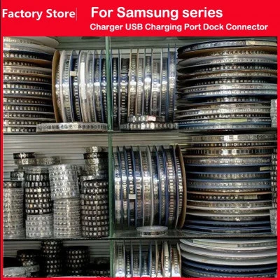 100 قطعة شاحن USB شحن ميناء حوض موصل لسامسونج A20 A30 A50 A70 A51 A21s A01 A30s 