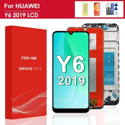 شاشة LCD تعمل باللمس بديلة مع إطار ، شاشة لهواوي Y6 ، من من نوع LX1 ، LX2 ، LX3