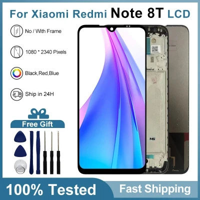 6.3 "ل شاومي Redmi نوت 8T LCD عرض تعمل باللمس ل Redmi M1908C3XG LCD نوت 8T عرض ا