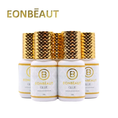 5 زجاجات EONBEAUT منخفضة رائحة رمش تمديد الغراء المهنية التجفيف السريع 0.5s طويل