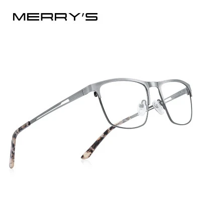 MERRYS تصميم سبائك التيتانيوم نظارات للقراءة للرجال النساء مكافحة الضوء الأزرق ح