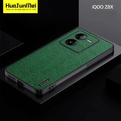 غطاء خلفي من نسيج الشجرة لـ IQOO ، Case ، Business Lens ، Z8X ، Z8 ، Z7 ، X ، Z7