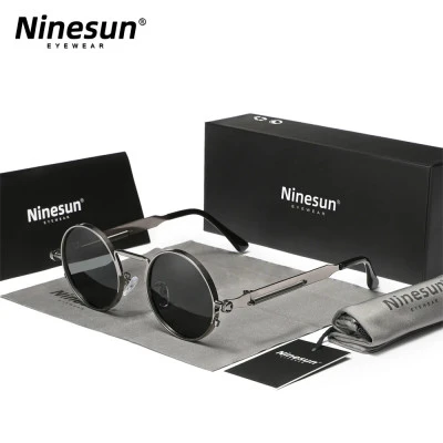Ninesun-فوتوكروميك القوطية Steampunk النظارات الشمسية للرجال والنساء ، النظارات 
