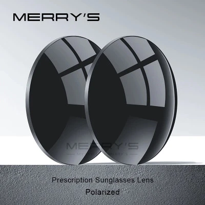 MERRYS الاستقطاب P2 سلسلة 1.56 1.61 1.67 قصر النظر النظارات الشمسية عدسة وصفة طب