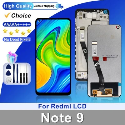 6.53 "ل شاومي Redmi نوت 9 LCD عرض تعمل باللمس محول الأرقام ل Redmi نوت 9 عرض M20