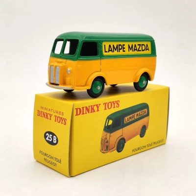 Atlas 1:43 Dinky Toys 25B For P ~ geot four Tole D.3.A LAMPE MAZDA Green Diecast