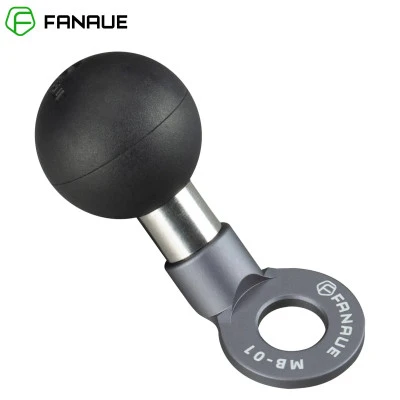 FANAUE 1 ''الكرة جبل قاعدة للدراجات النارية مرآة الرؤية الخلفية سبائك الألومنيوم