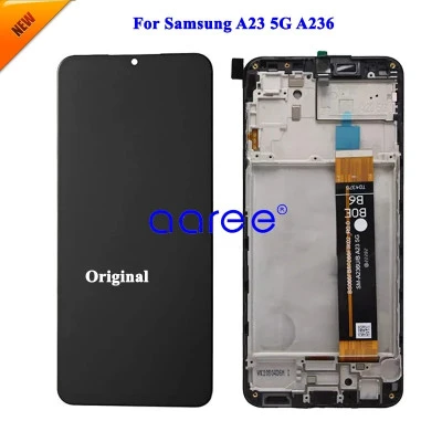 شاشة Lcd تعمل باللمس لسامسونج a23 5g a236 ، مجموعة محول الأرقام