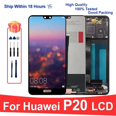5.8 "لهواوي P20 LCD EML-L29 EML-L22 عرض محول الأرقام شاشة تعمل باللمس الجمعية اس