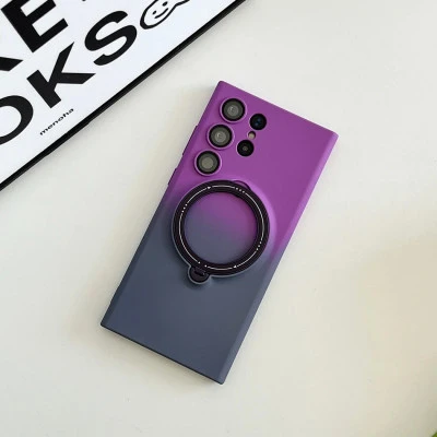 ل Magsafe المغناطيسي مسنده التدرج الحال بالنسبة لسامسونج S23 زائد الترا المعادن 