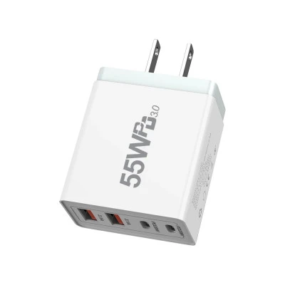 شاحن USB جداري عالمي سريع الشحن ، محولات طاقة أمريكية لهاتف آيفون ، آي باد ، شاو