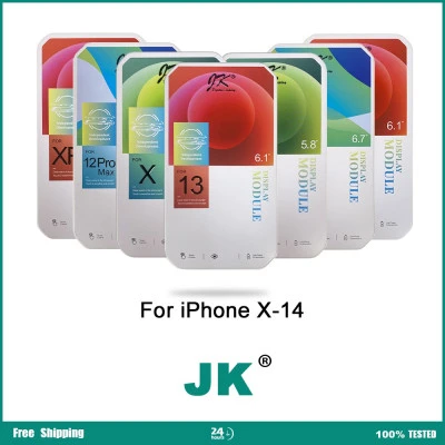 شاشة LCD JK لأجهزة iPhone ، محول رقمي بشاشة تعمل باللمس ، دعم التجميع ، النغمة ا