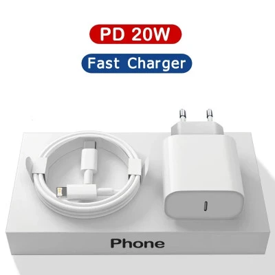 شاحن هاتف أصلي USB C لهاتف For iPhone 14 12 11 13 Por Max Mini XS 7 8 Plus شحن س