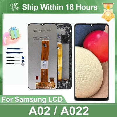 شاشة عرض محول الأرقام استبدال أجزاء ، سامسونج غالاكسي A02 ، LCD ، SM-A022M ، DS 