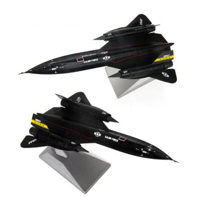 جايسون توتو سلاح الجو الأمريكي SR-71 طائرة استطلاع طائرة سبيكة نموذج SR71 1:144 
