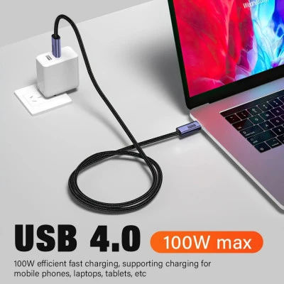 كابل Thunderbolt 3 نوع USB C ، شحن سريع 20 جيجابايت في الثانية ، PD ، من من من ن