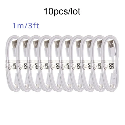 كابل شحن usb صغير للهاتف المحمول أندرويد ، سلك شحن بيانات لسامسونج s4 s5 s6 s7 ،