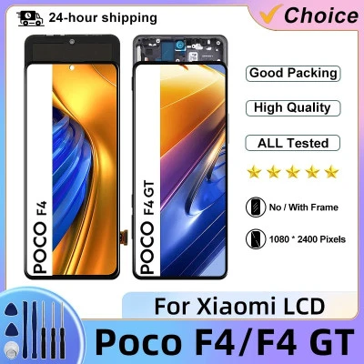 شاشة LCD لشاومي بوكو F4 GT ، تجميع محول الأرقام لشاشة لوحة اللمس ، أجزاء جديدة ،