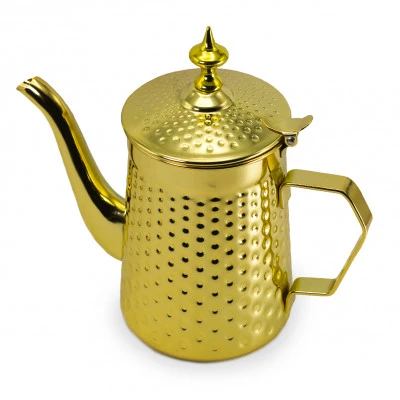 بكرج استيل ذهبي 1 لتر