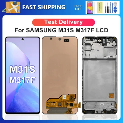 شاشة LCD شاشة تعمل باللمس استبدال مجموعة محول الأرقام ، M31S ، "، M317 ، M317F ،
