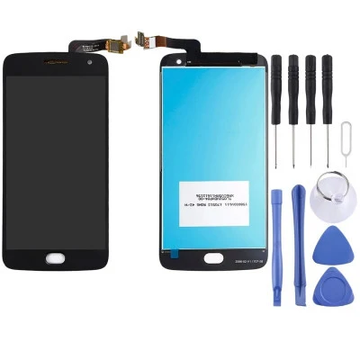 شاشة Tft lcd لموتورولا موتو g5 plus ، تجميع كامل (أسود)