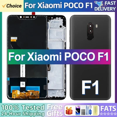 تجميع محول رقمي بشاشة LCD تعمل باللمس ، قطع غيار الشاشة ، بوكو F1 ، Mi Pocophone