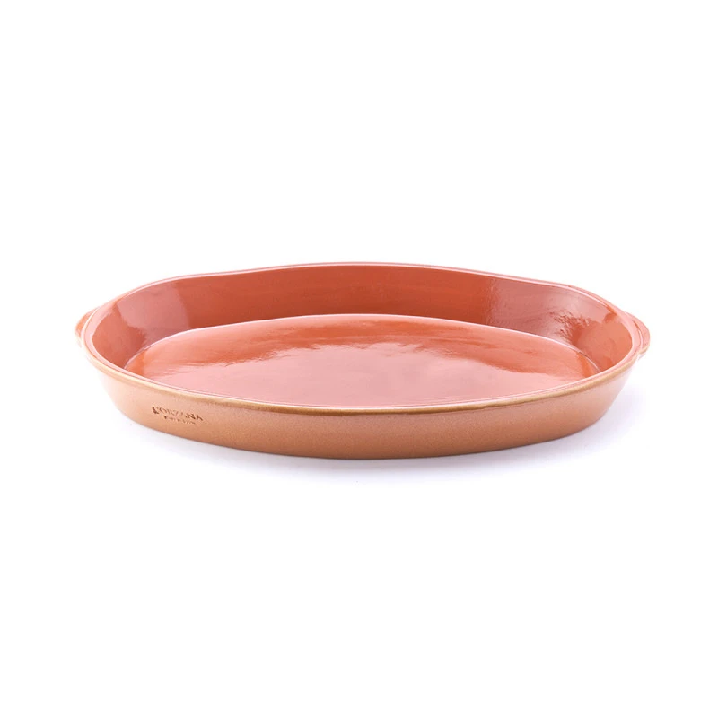 صينية فخار أسباني بيضاوي مقاس 50*32 سم