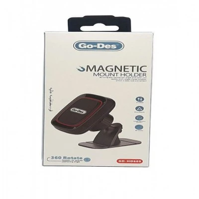 حامل جوال مغناطيس GD-HD609 للسيارة بخاصية الدوران 360 درجة