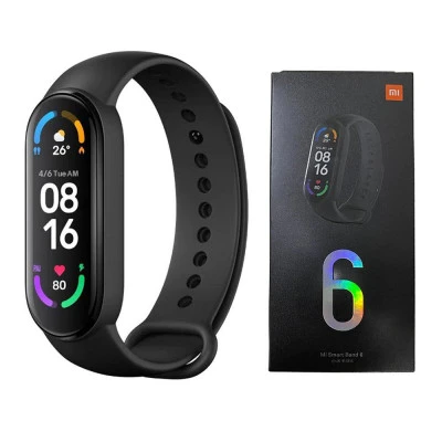 سوار شاومي مي باند 6 لمراقبة اللياقة البدنية ‫‫‫-Mi Smart Band 6 ضمان سنتين